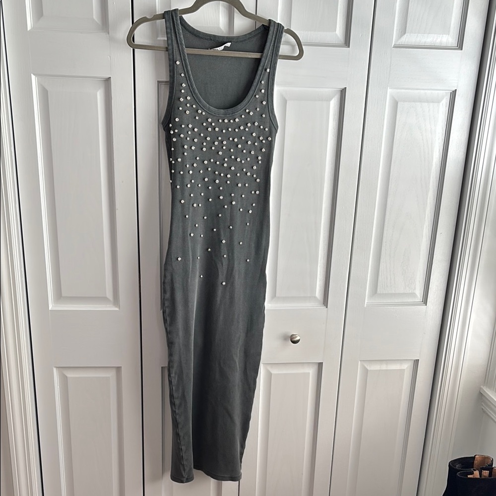 Zara - Ribbed Jewel Dress, Size M